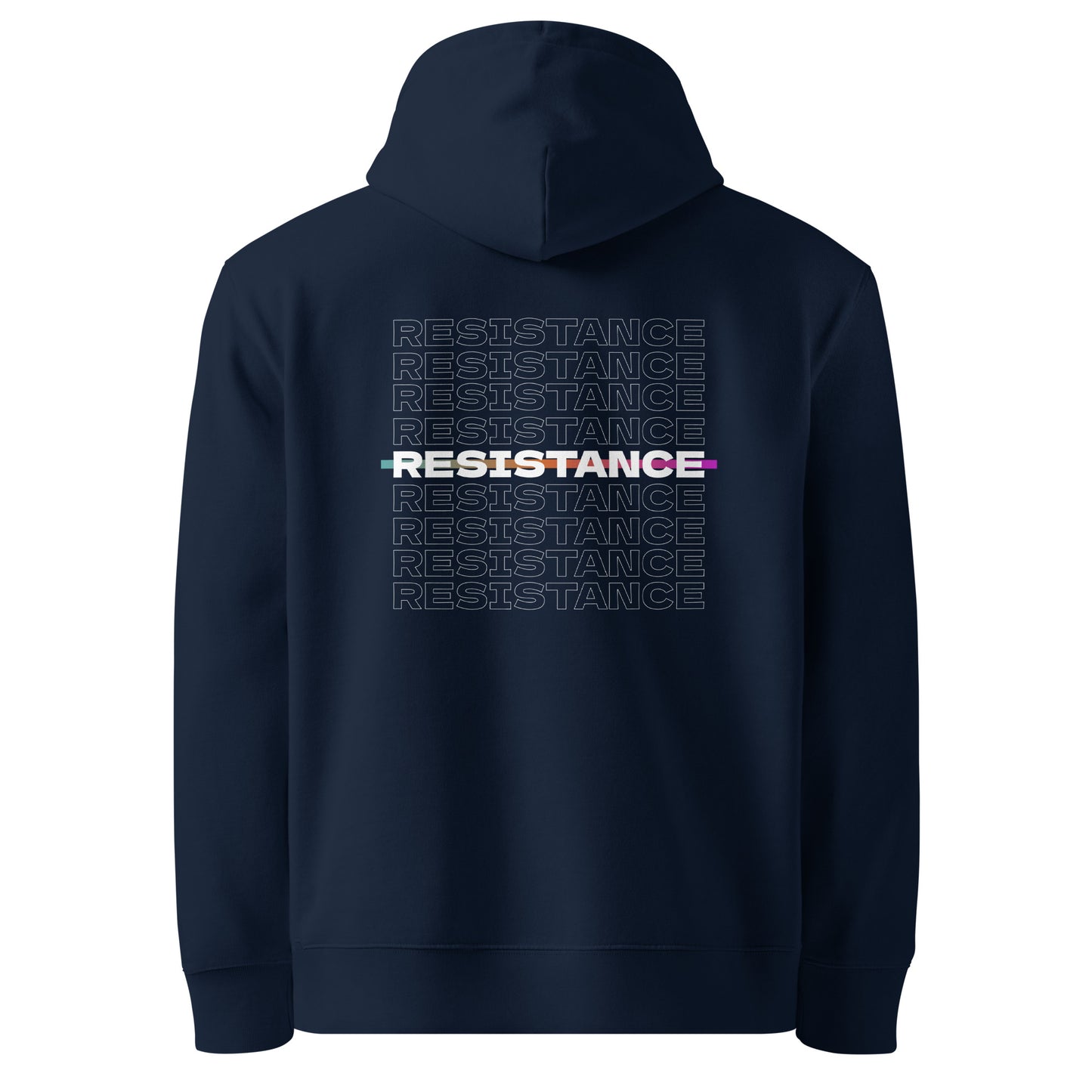 Resistance [Backprint] - Premium Hoodie von Protest Couture | French Navy