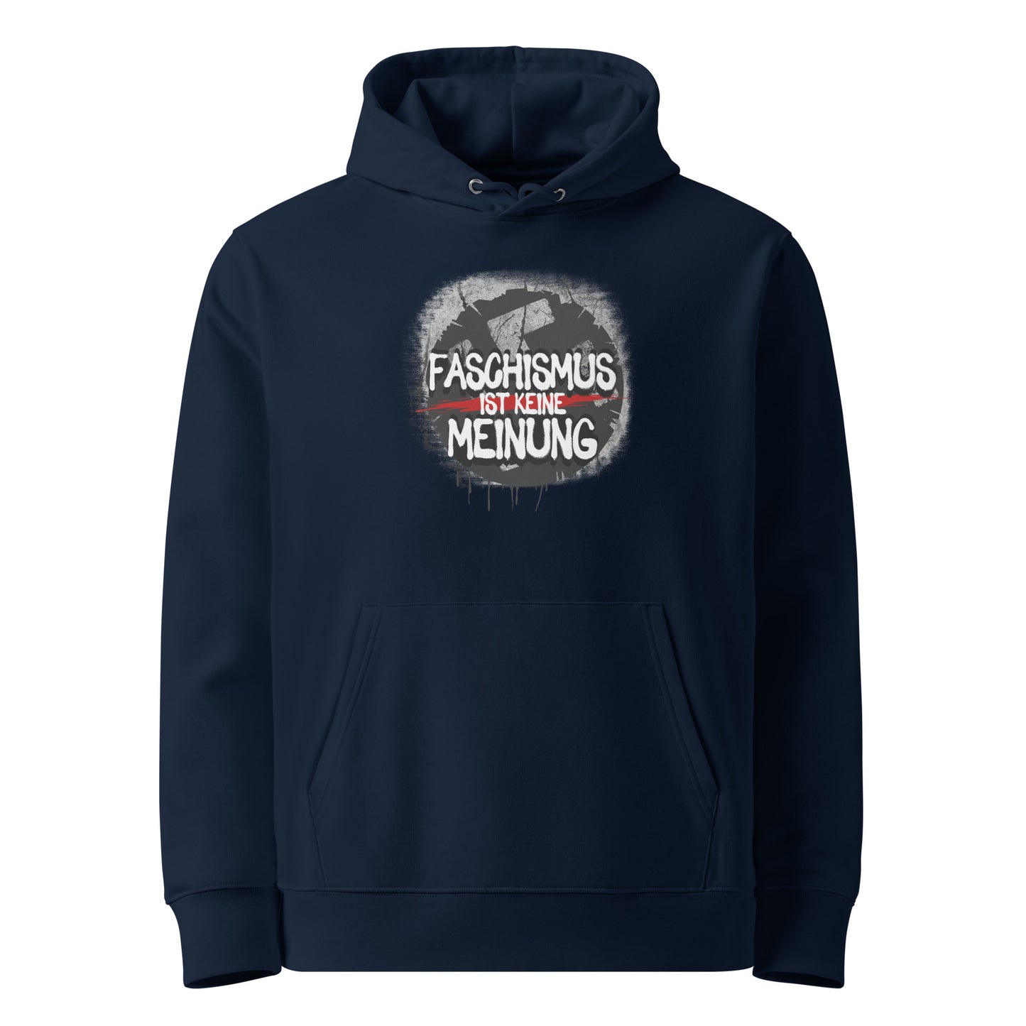 Faschismus ist keine Meinung - Premium Hoodie von Protest Couture | French Navy