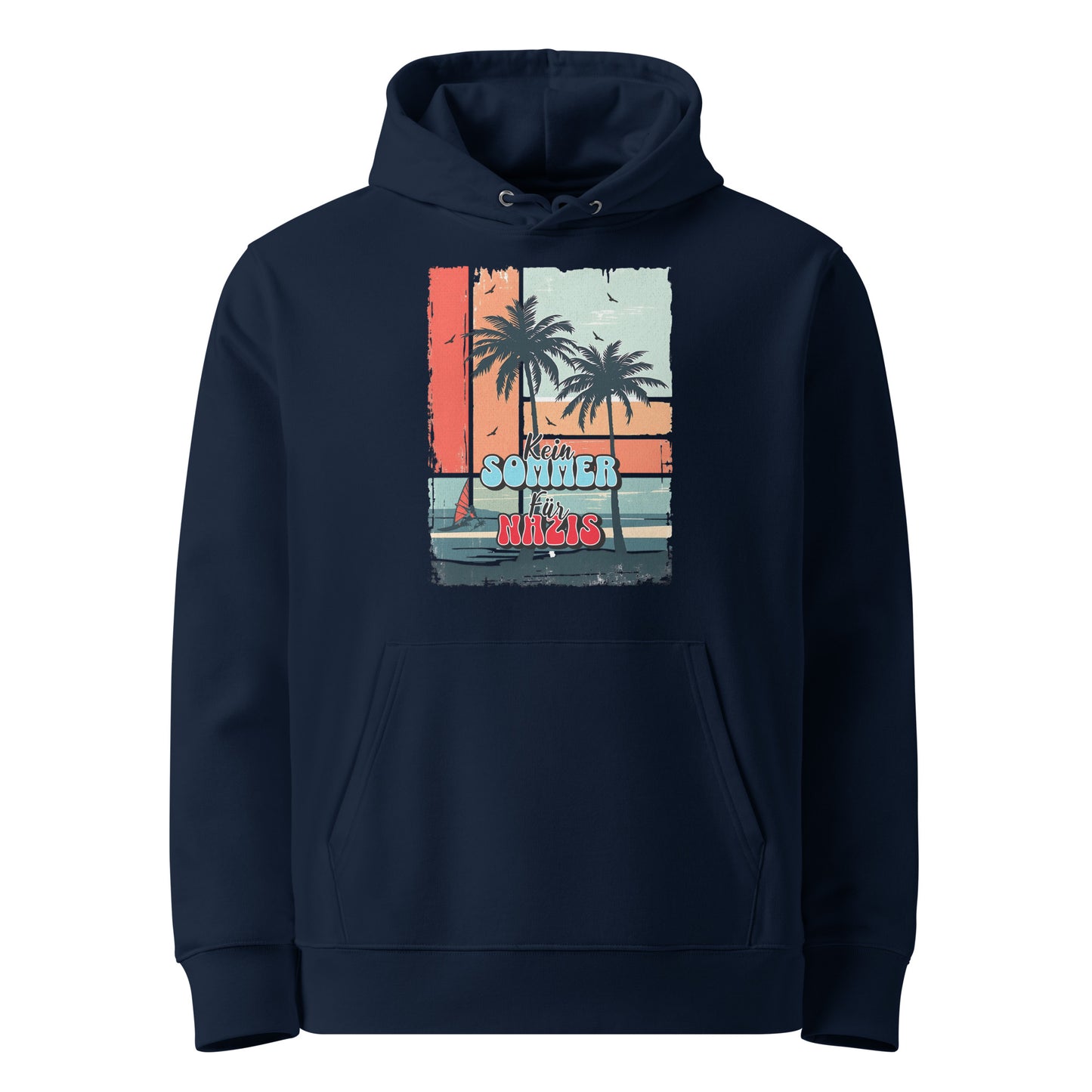 Kein Sommer für Nazis - Premium Hoodie von Protest Couture | French Navy