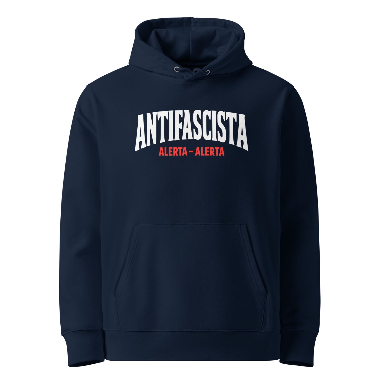 Antifascista (Alerta - Alerta) - Premium Hoodie von Protest Couture | French Navy