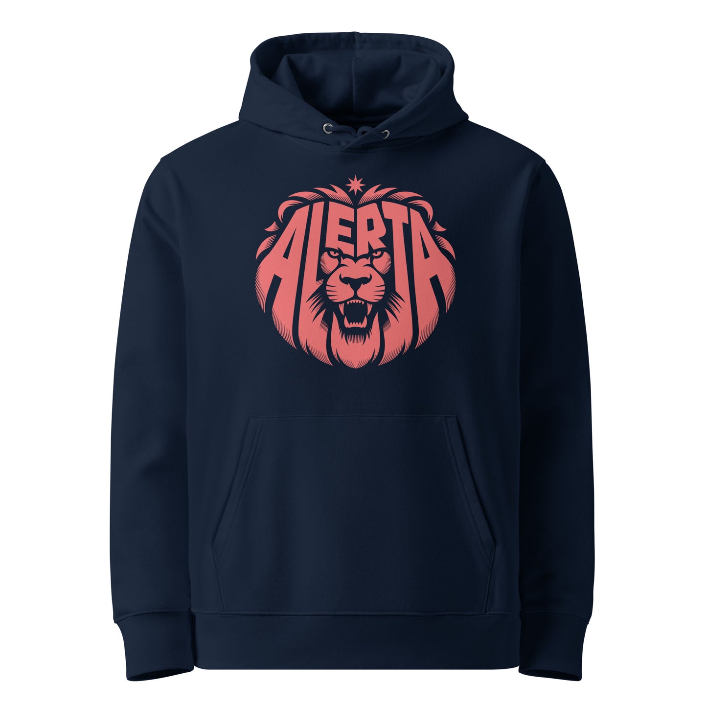 Alerta Lion [Red] - Premium Hoodie von Protest Couture | French Navy