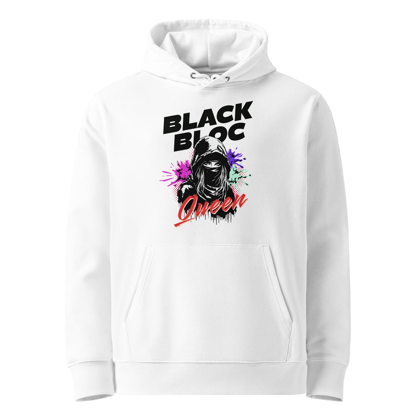 Black Bloc Queen - Premium Hoodie von Protest Couture | White