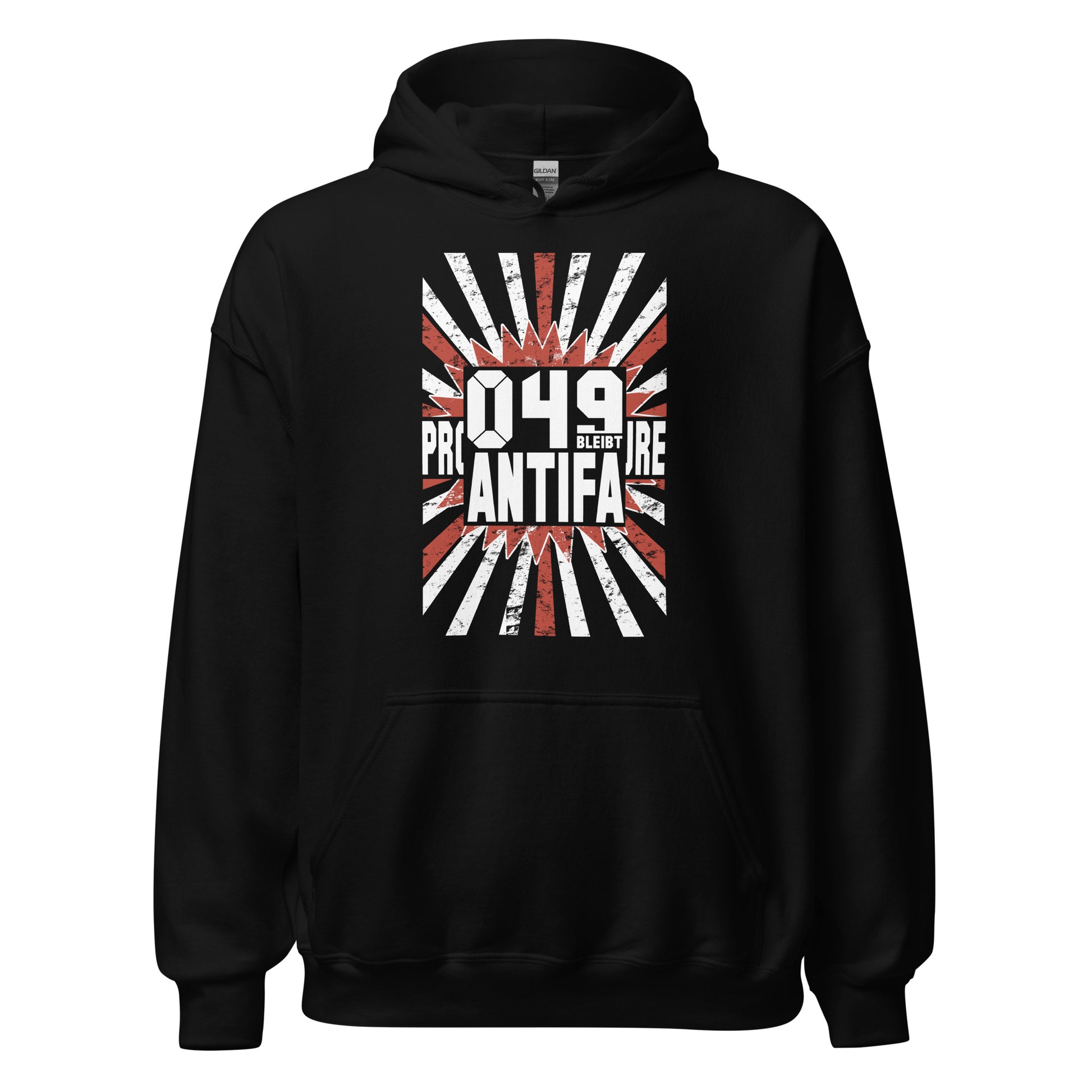 049 Bleibt Antifa - Unisex Hoodie von Protest Couture | Black