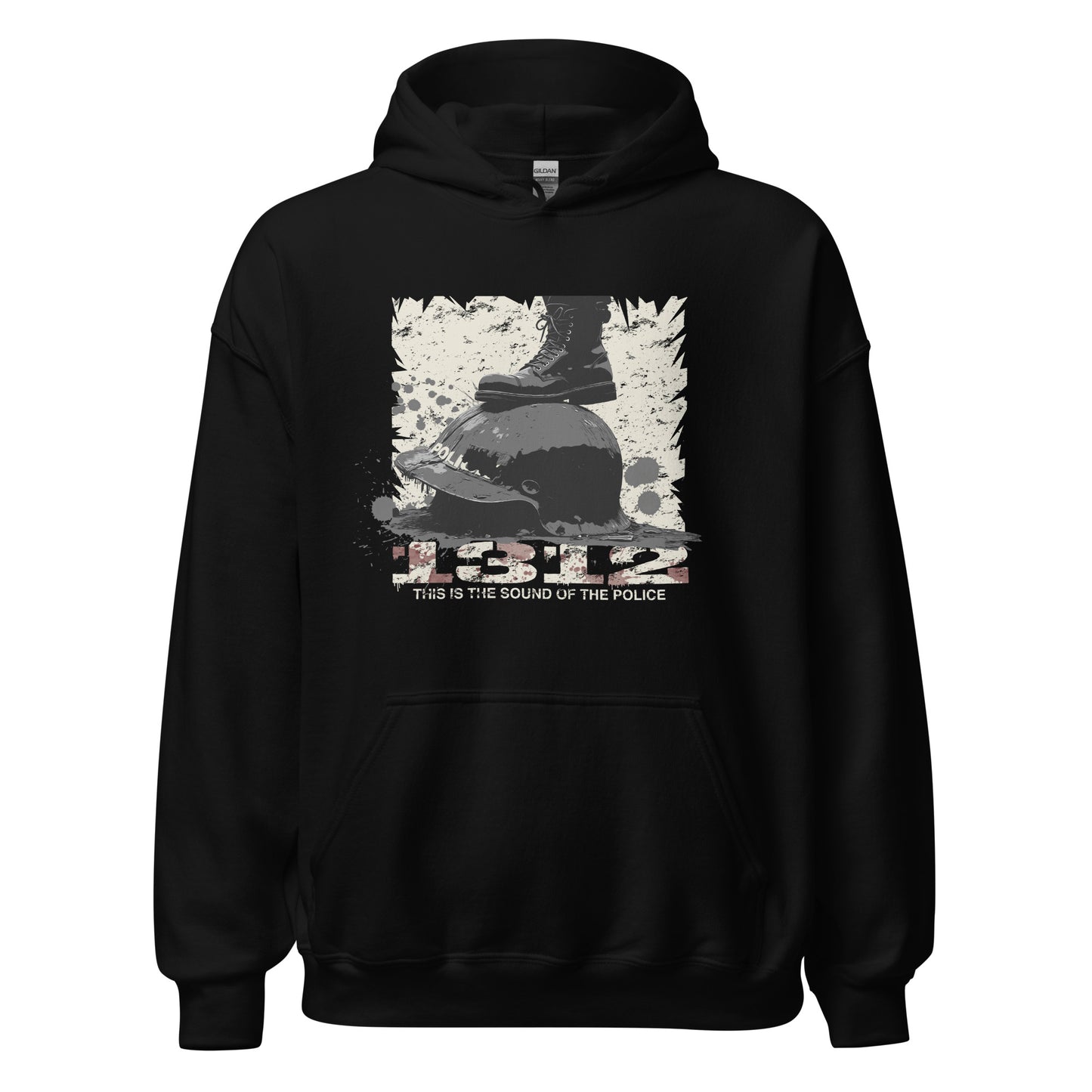 1312 - Unisex Hoodie von Protest Couture | Black