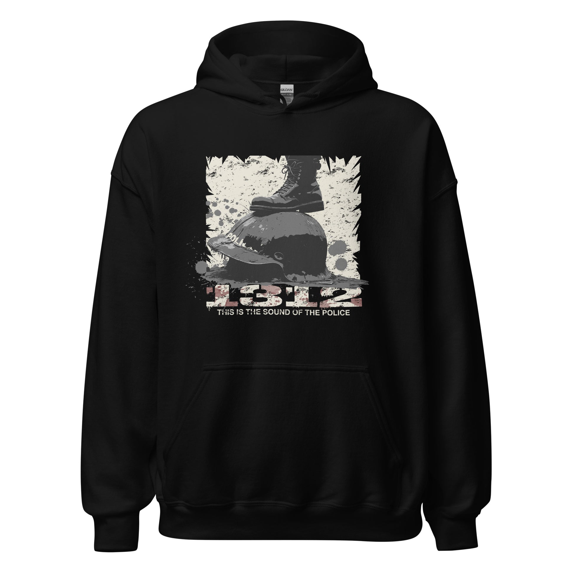 1312 - Unisex Hoodie von Protest Couture | Black