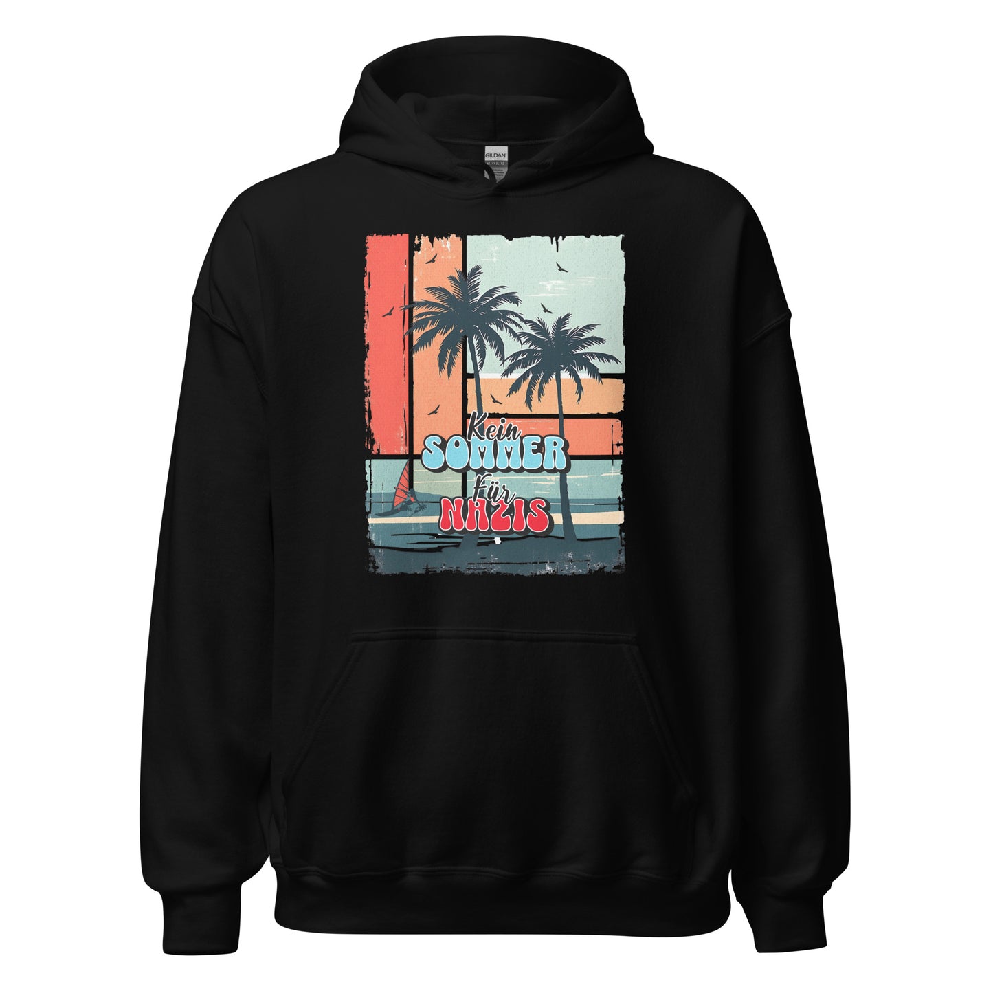 Kein Sommer für Nazis - Unisex Hoodie von Protest Couture | Black