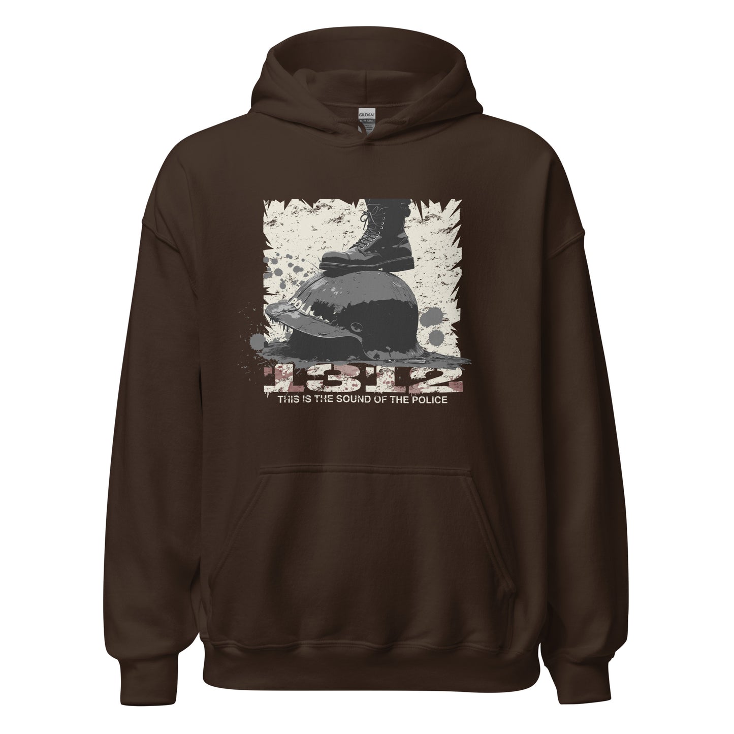 1312 - Unisex Hoodie von Protest Couture | Dark Chocolate