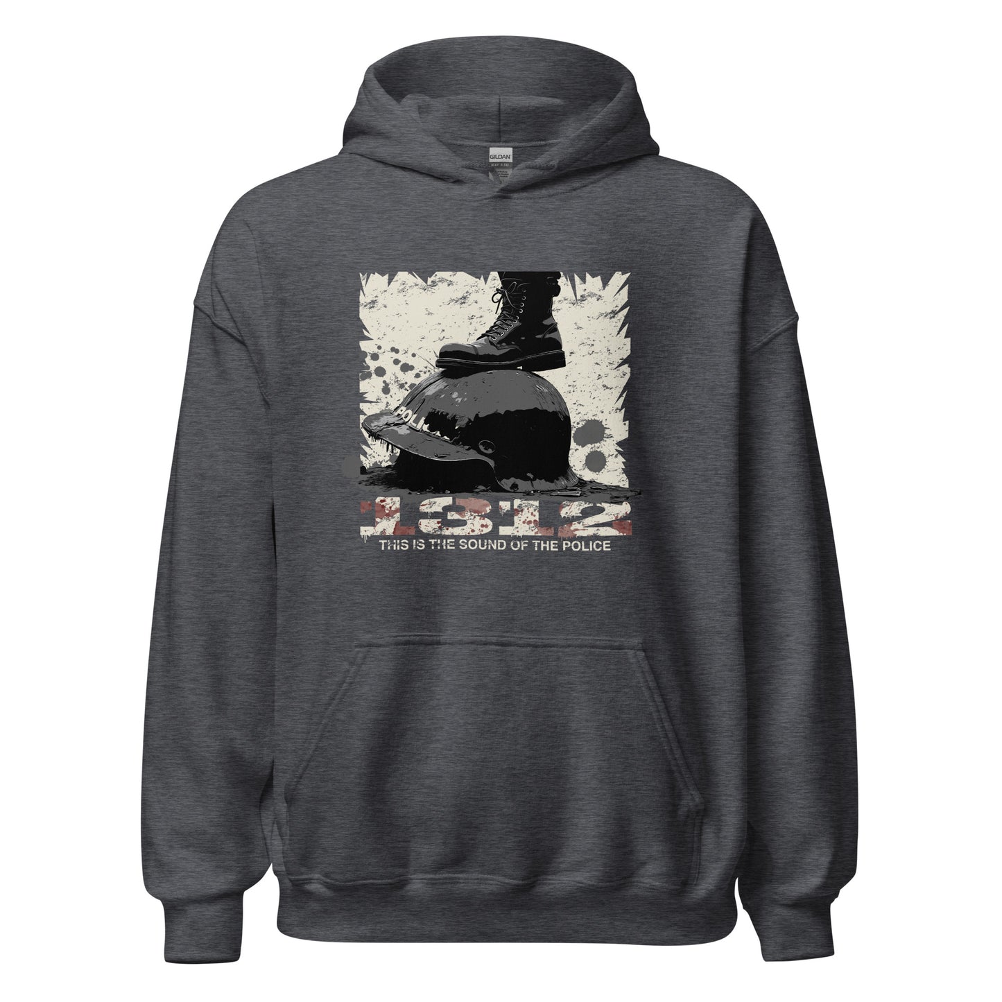 1312 - Unisex Hoodie von Protest Couture | Dark Heather
