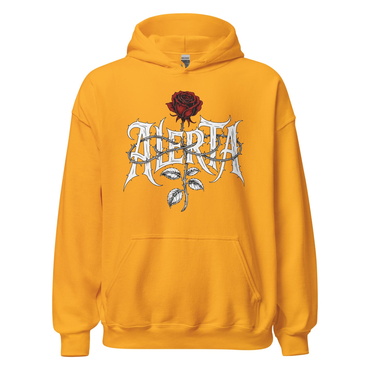 Alerta Rose - Unisex Hoodie von Protest Couture | Gold