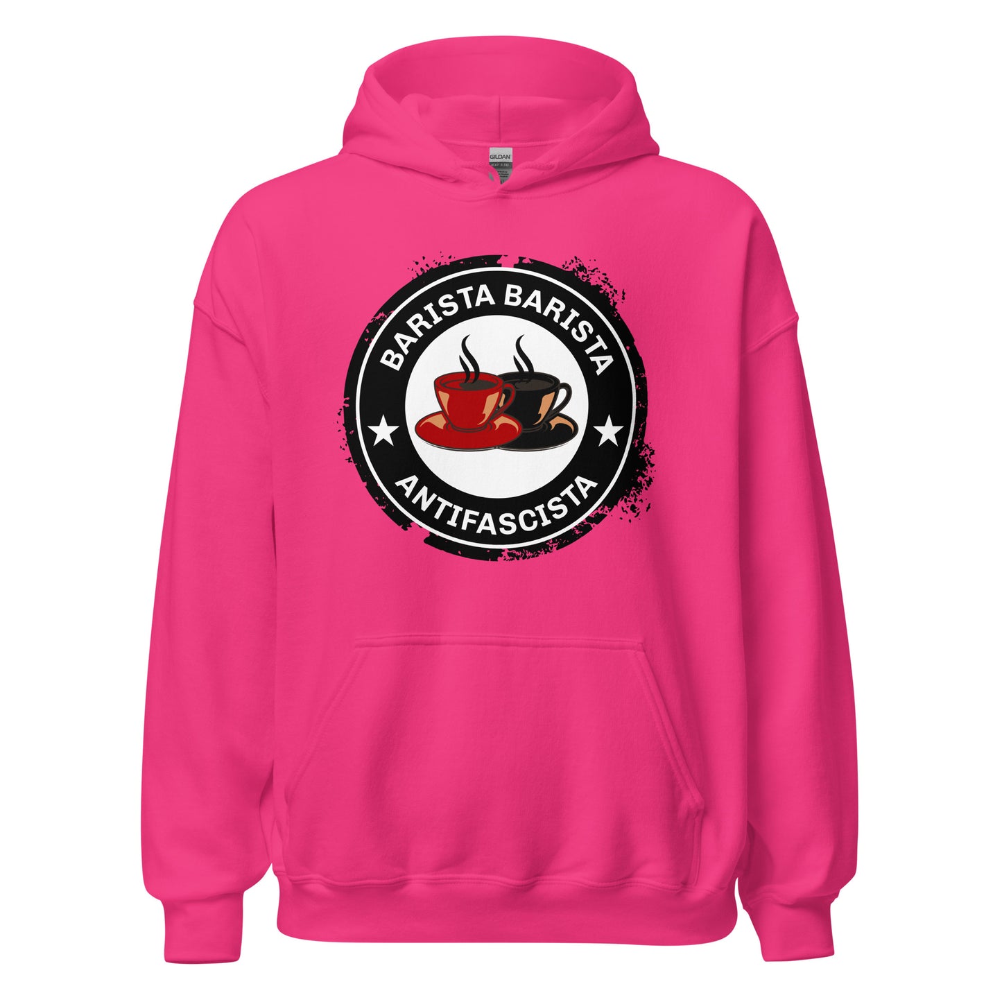 Barista, Barista, Antifascista - Unisex Hoodie von Protest Couture | Heliconia