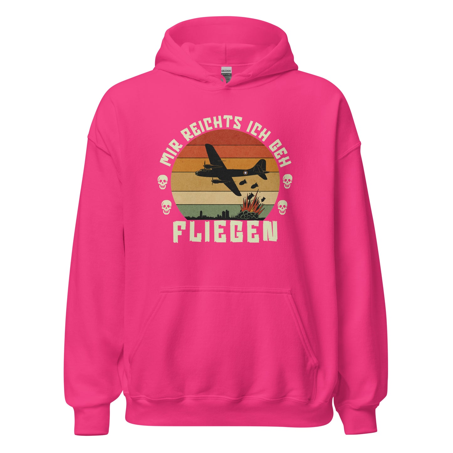 Mir Reichts Ich Geh Fliegen - Unisex Hoodie von Protest Couture | Heliconia