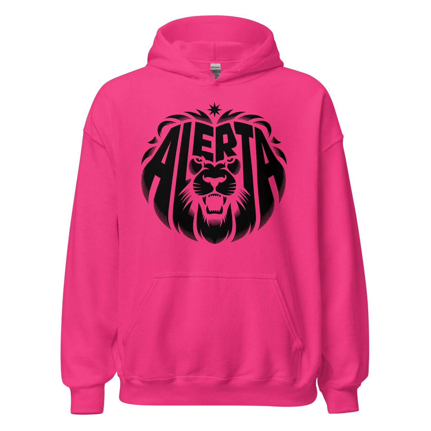 Alerta Lion [Black] - Unisex Hoodie von Protest Couture | Heliconia