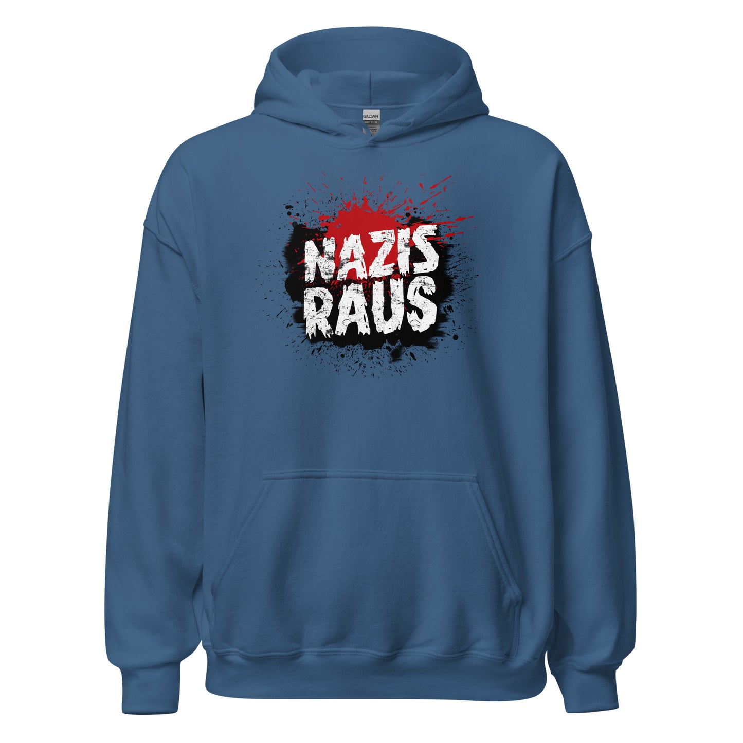Nazis Raus - Unisex Hoodie von Protest Couture | Indigo Blue
