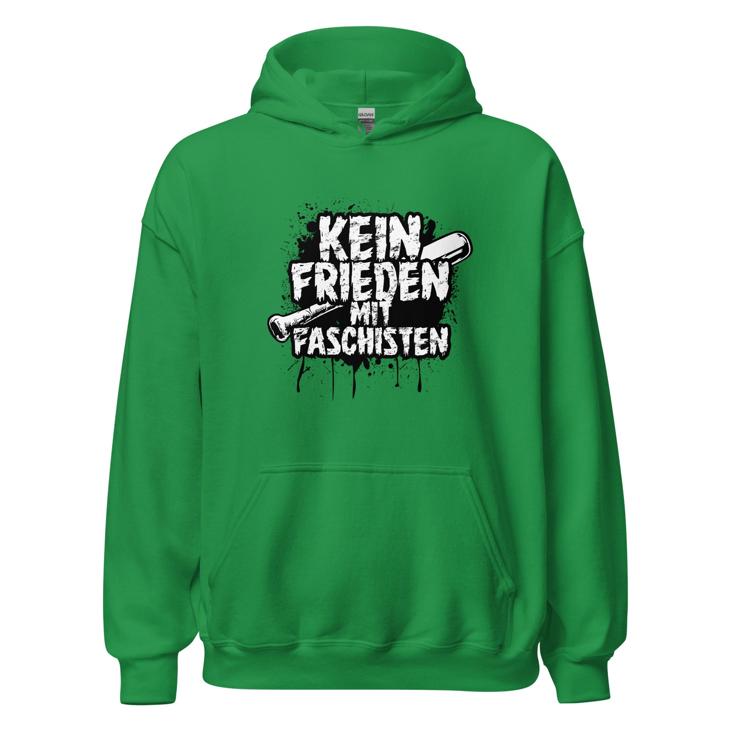 Kein Frieden mit Faschisten - Unisex Hoodie von Protest Couture | Irish Green