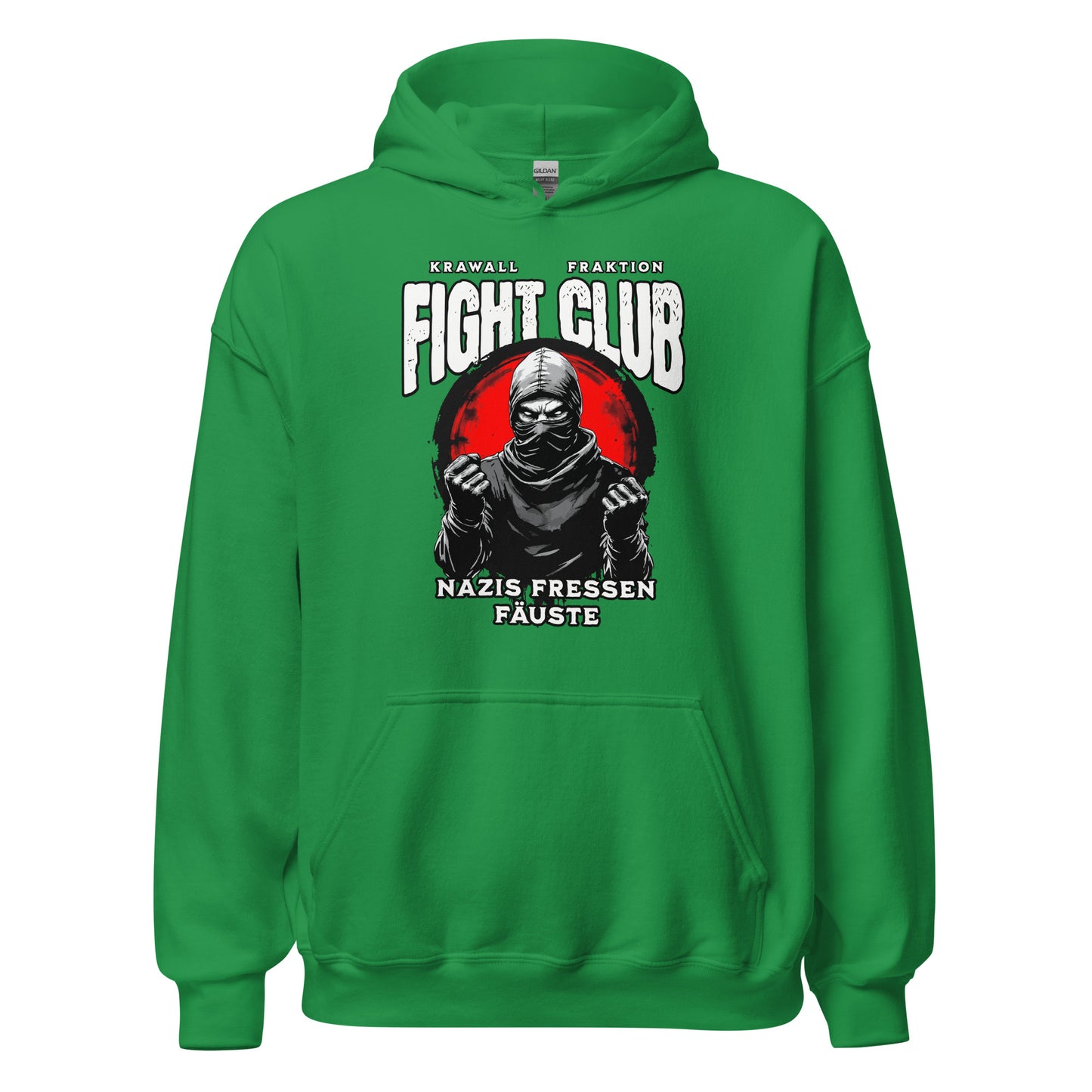 Nazis fressen Fäuste - Unisex Hoodie von Protest Couture | Irish Green