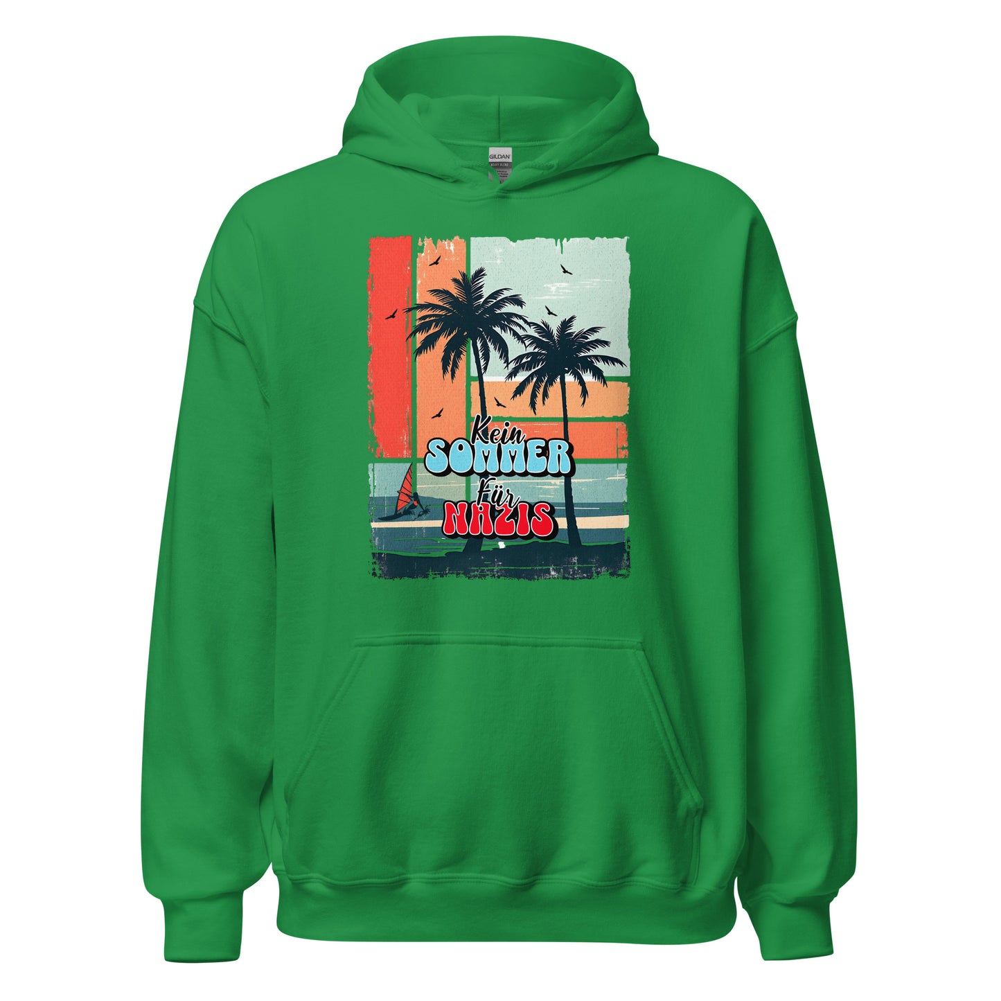 Kein Sommer für Nazis - Unisex Hoodie von Protest Couture | Irish Green