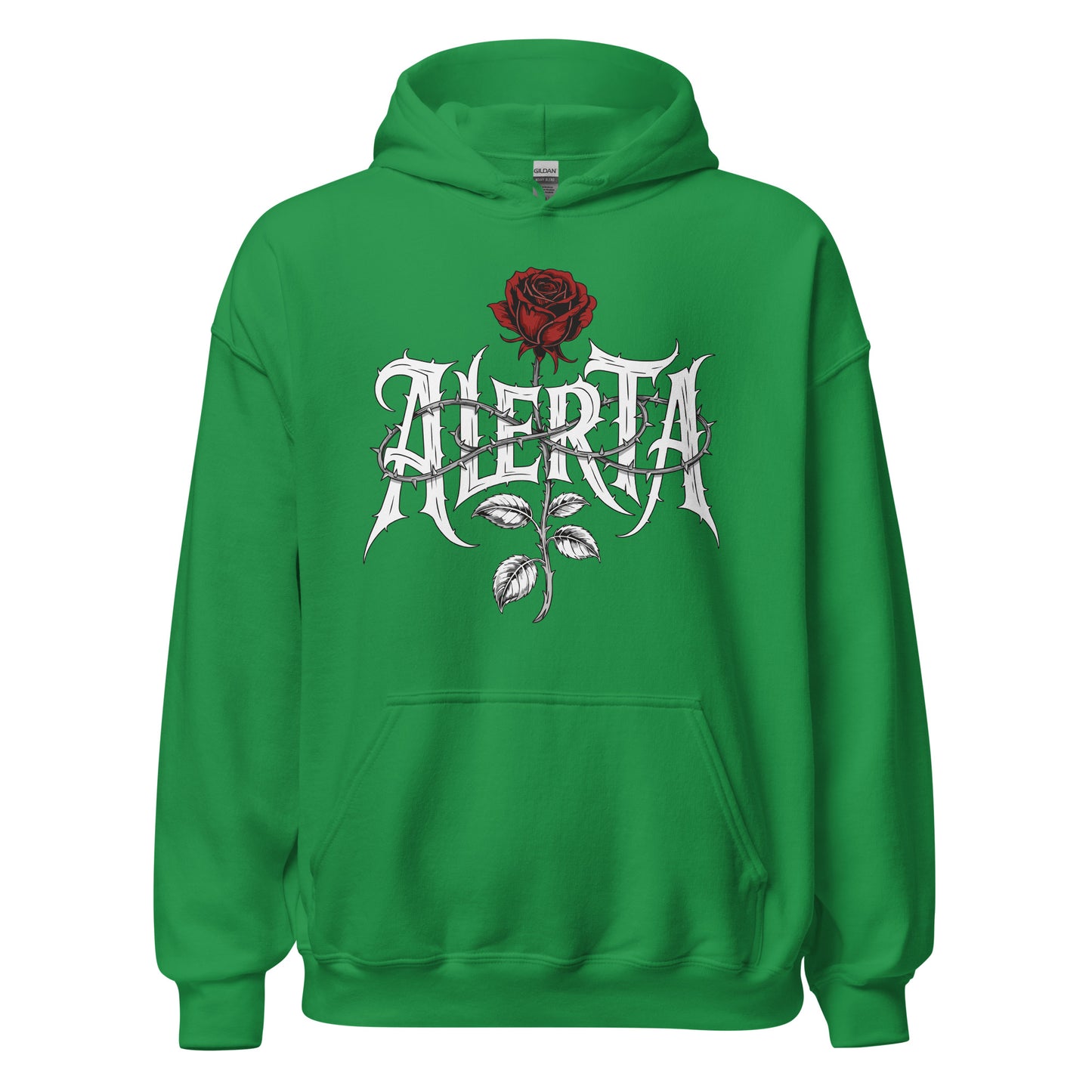 Alerta Rose - Unisex Hoodie von Protest Couture | Irish Green