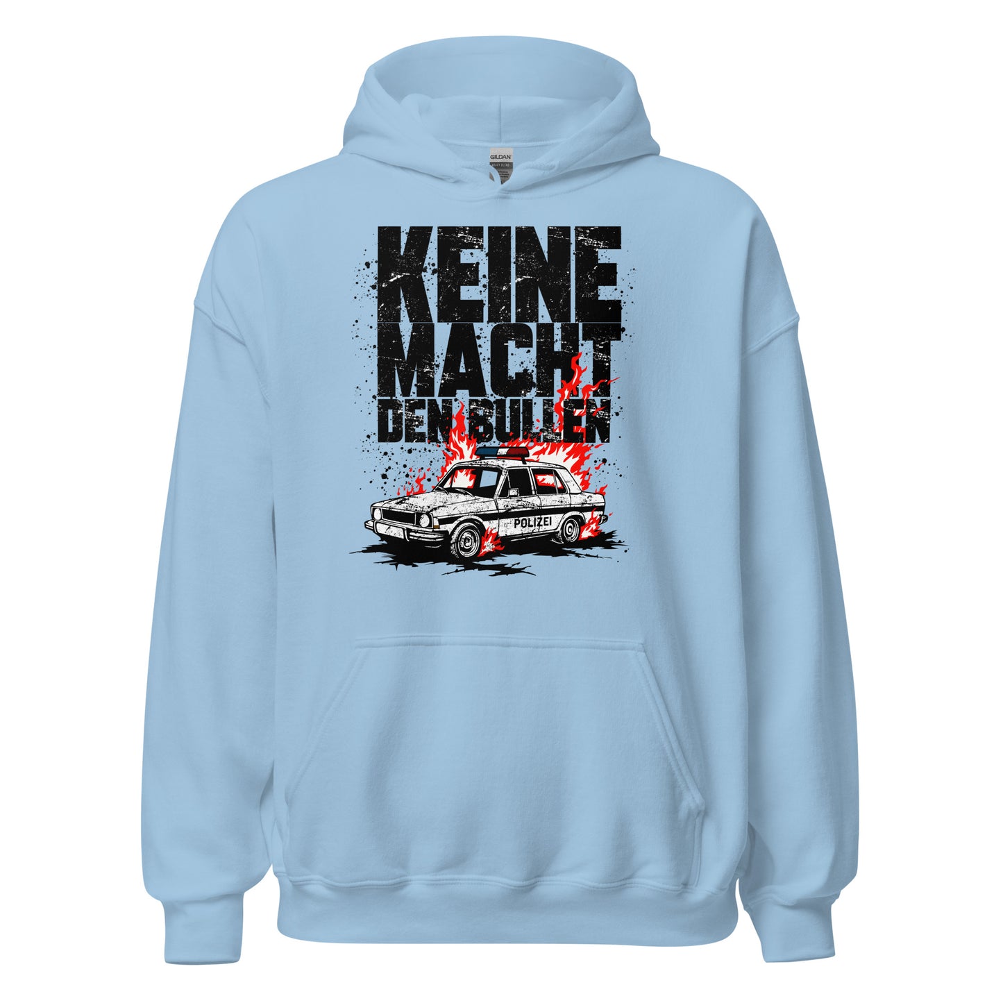 Keine Macht den Bullen - Unisex Hoodie von Protest Couture | Light Blue