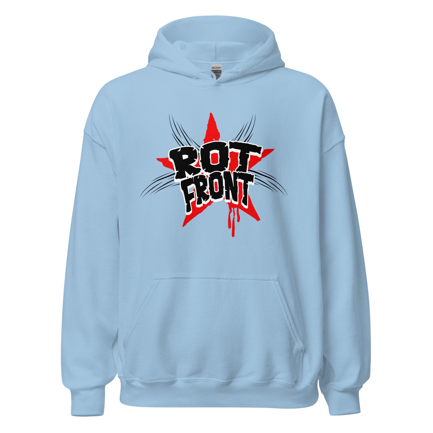 Rotfront - Unisex Hoodie von Protest Couture | Light Blue