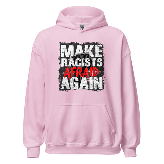 Make Racists Afraid Again - Unisex Hoodie von Protest Couture | Light Pink