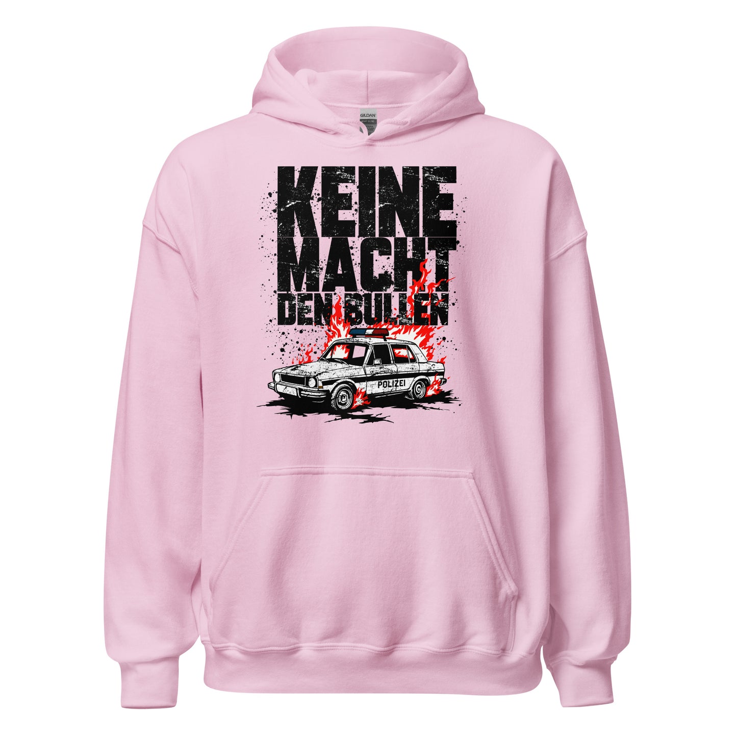 Keine Macht den Bullen - Unisex Hoodie von Protest Couture | Light Pink