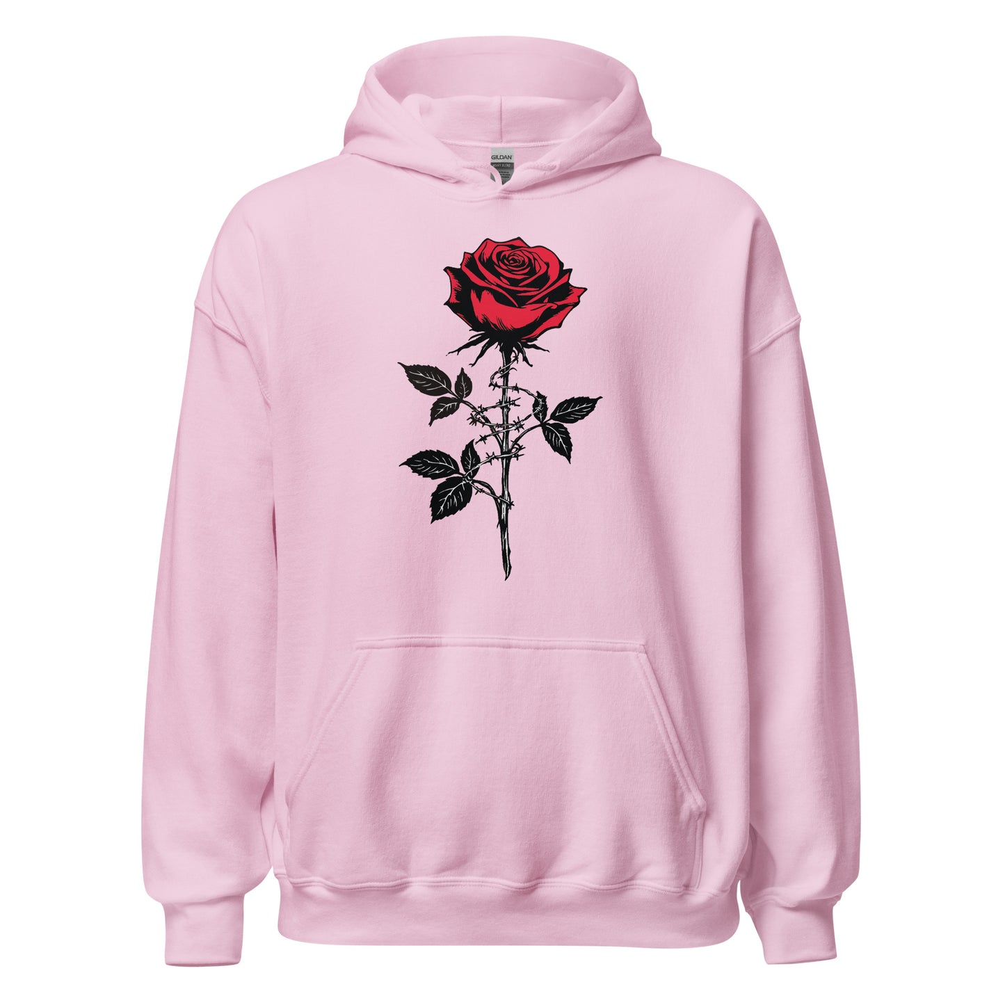 Anarchie Rose - Unisex Hoodie von Protest Couture | Light Pink