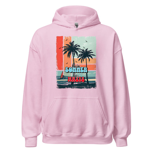 Kein Sommer für Nazis - Unisex Hoodie von Protest Couture | Light Pink