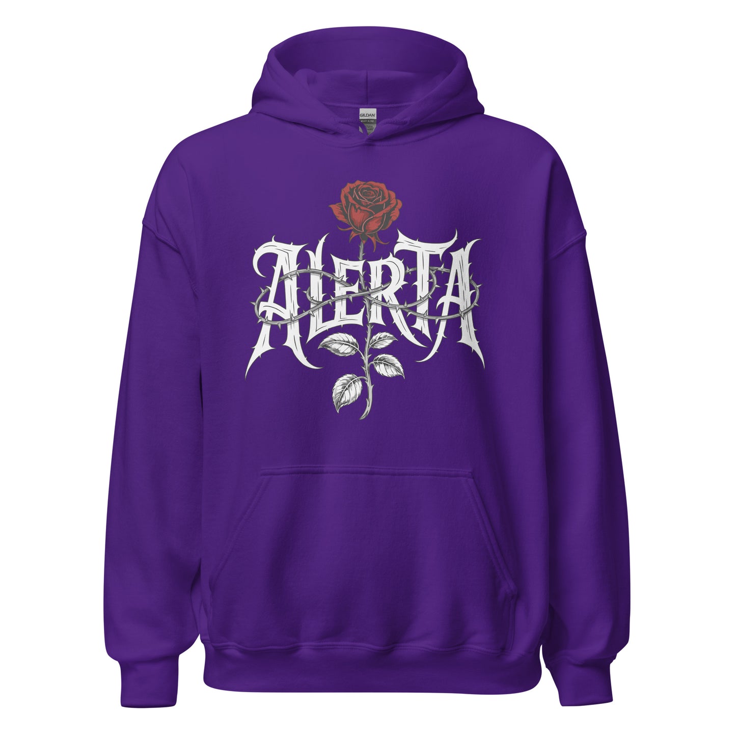 Alerta Rose - Unisex Hoodie von Protest Couture | Purple