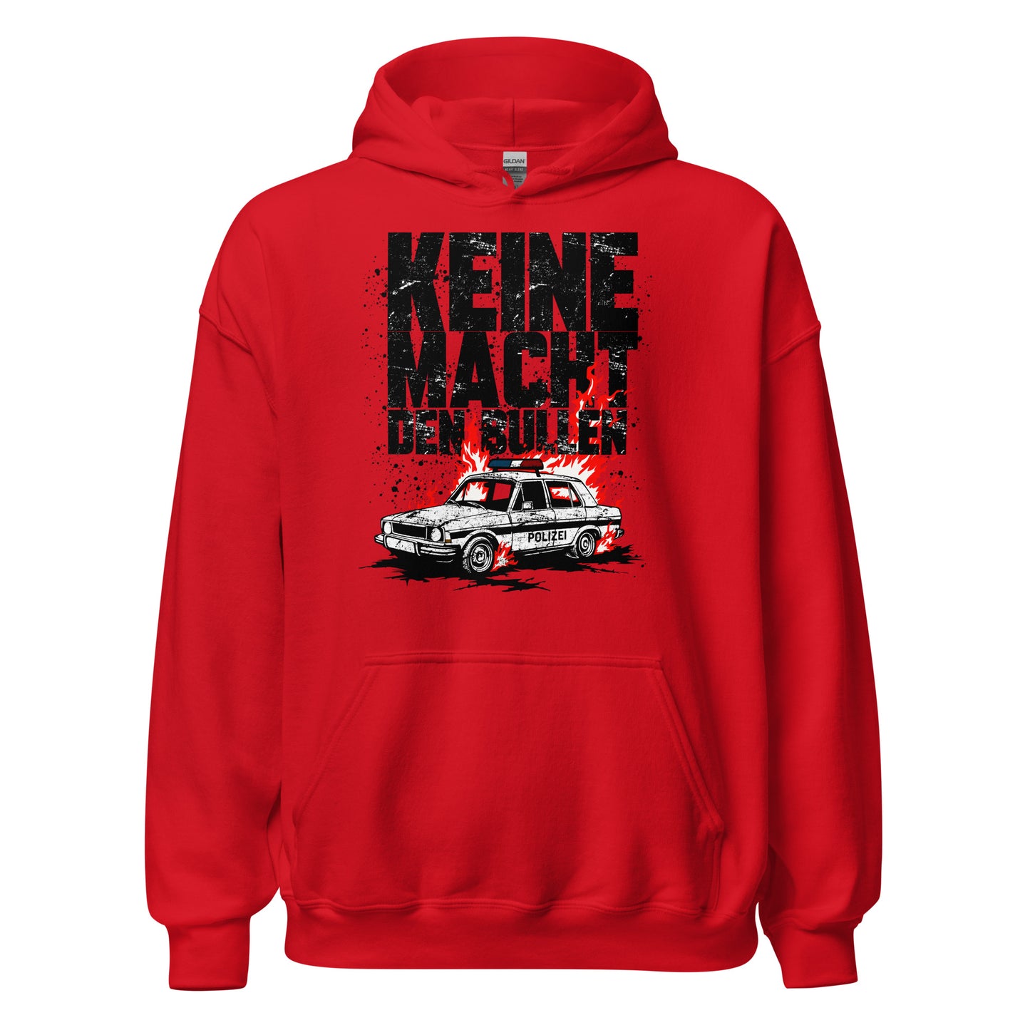 Keine Macht den Bullen - Unisex Hoodie von Protest Couture | Red