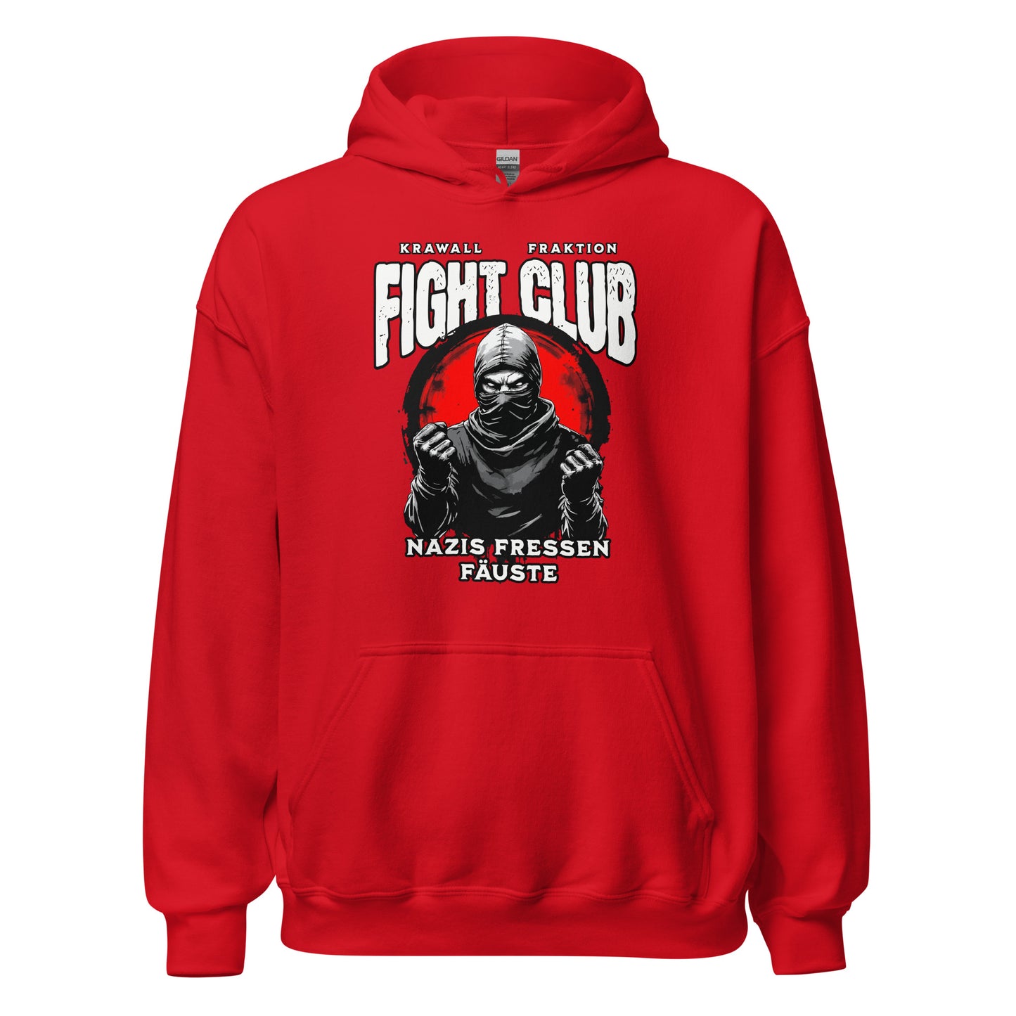 Nazis fressen Fäuste - Unisex Hoodie von Protest Couture | Red