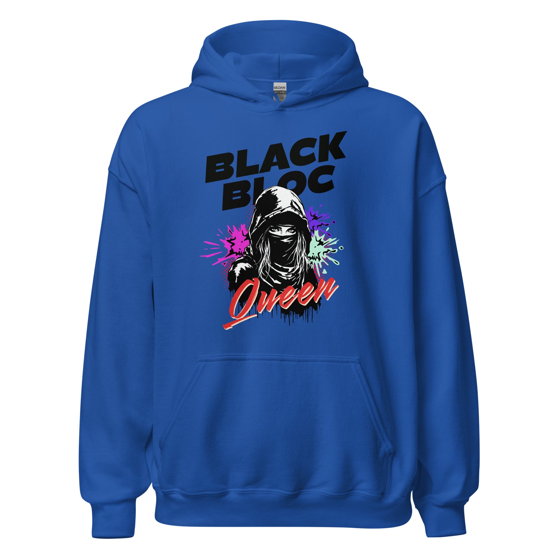 Black Bloc Queen - Unisex Hoodie von Protest Couture | Royal