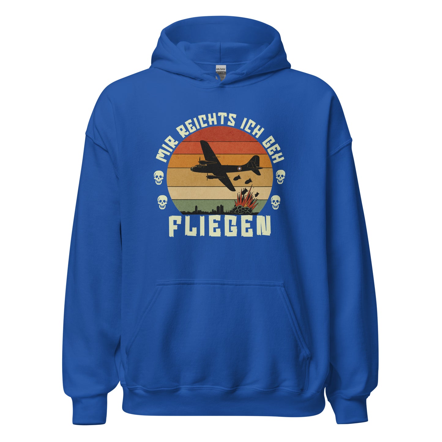 Mir Reichts Ich Geh Fliegen - Unisex Hoodie von Protest Couture | Royal