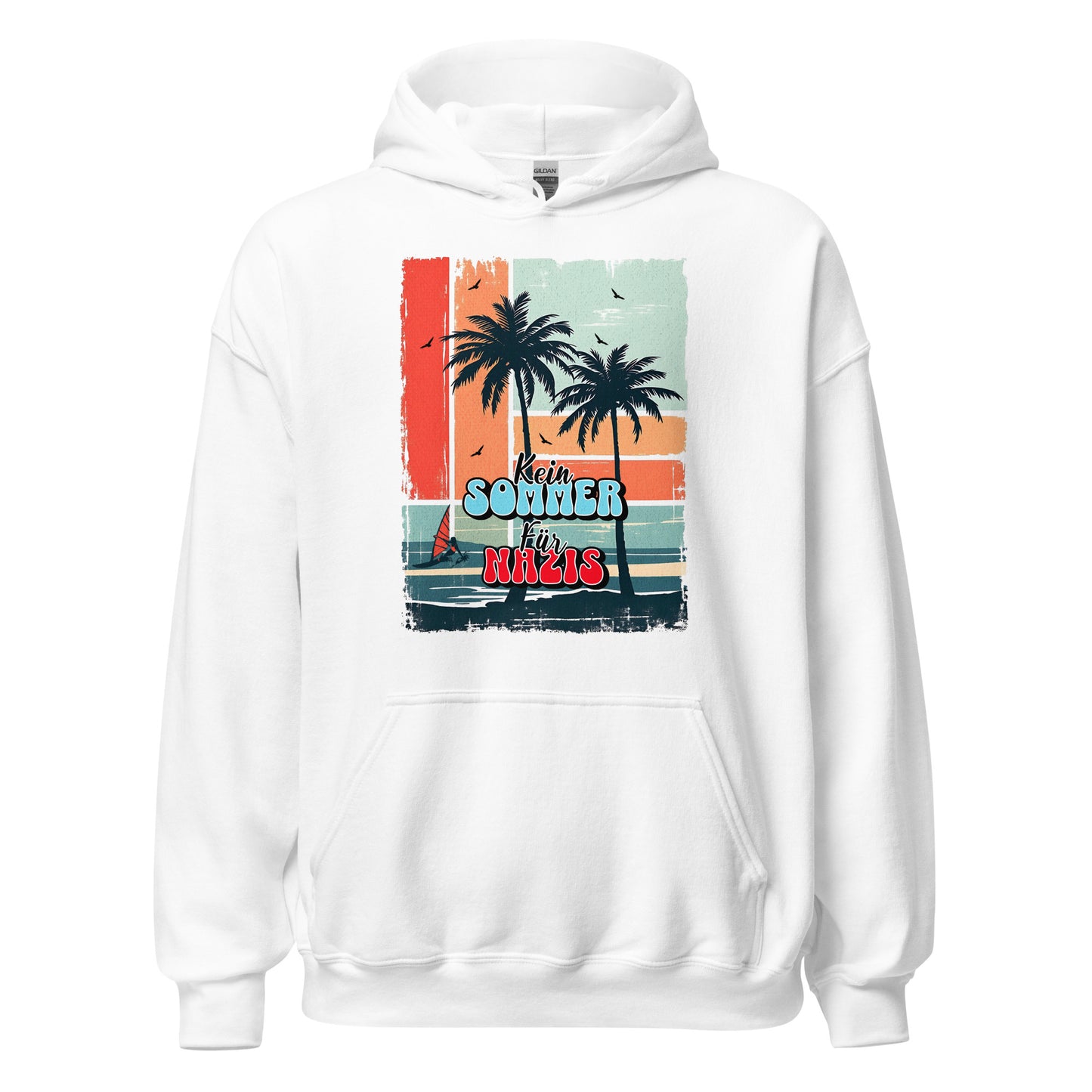 Kein Sommer für Nazis - Unisex Hoodie von Protest Couture | White