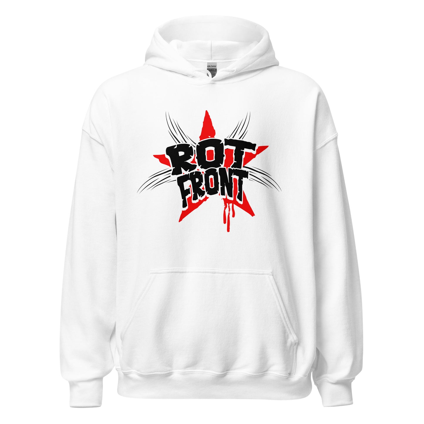 Rotfront - Unisex Hoodie von Protest Couture | White