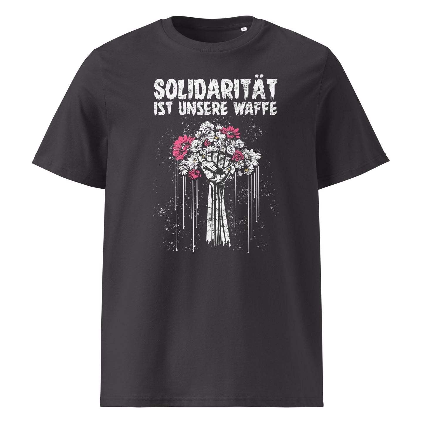 Solidarität ist unsere Waffe - Premium T-Shirt von Protest Couture | Anthracite