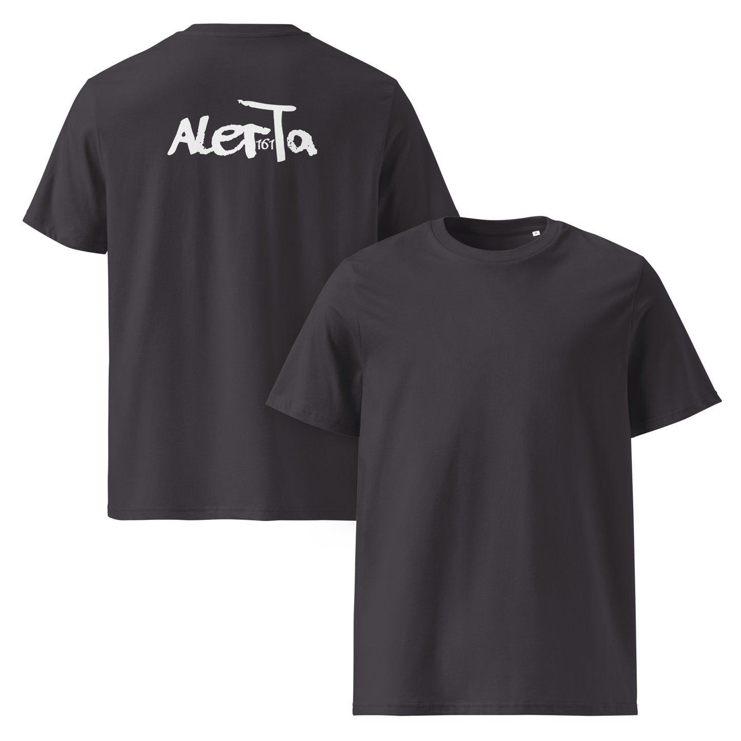 Alerta 161 [Back Print white] - Premium T-Shirt von Protest Couture | Anthracite