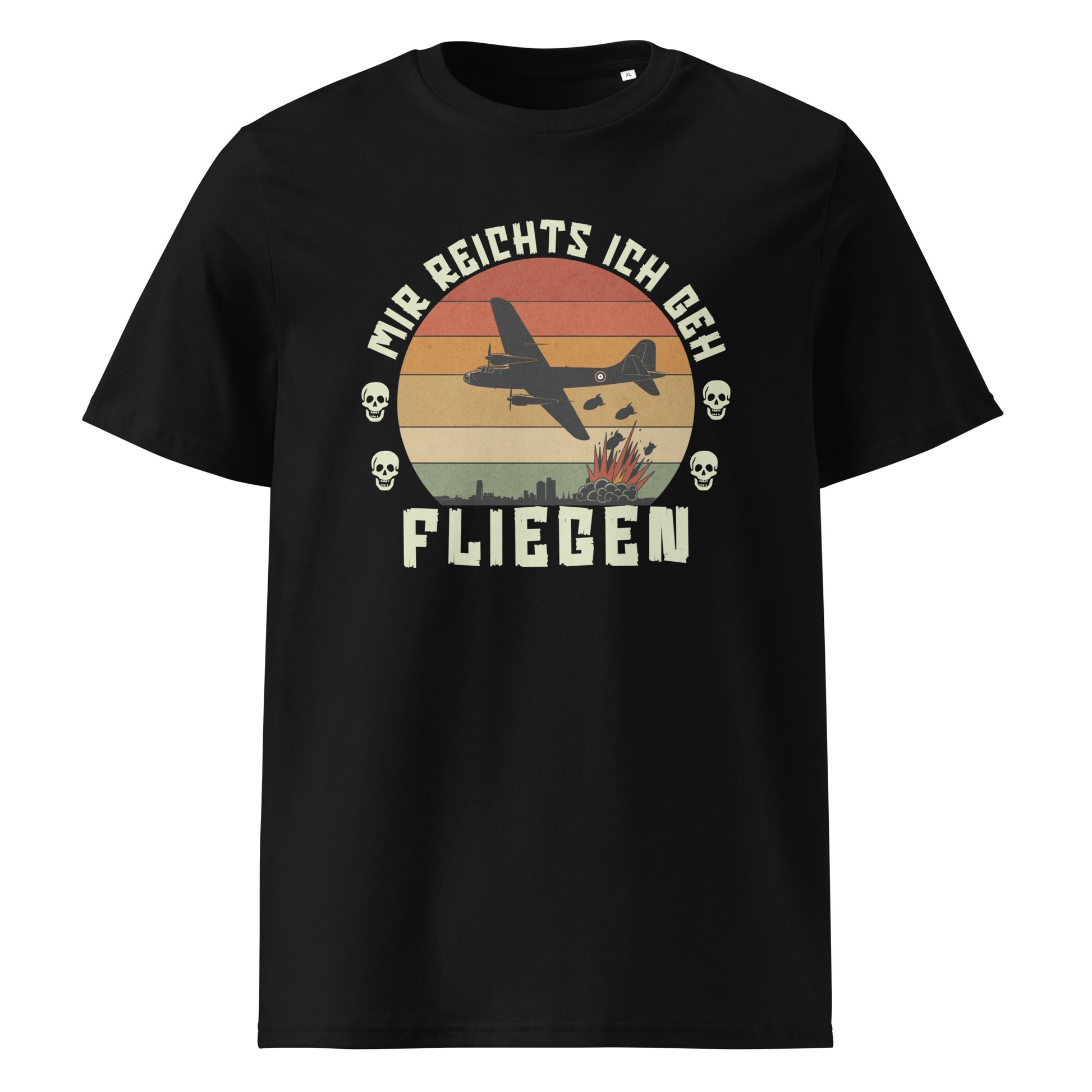 Mir Reichts Ich Geh Fliegen - Premium T-Shirt von Protest Couture | Black