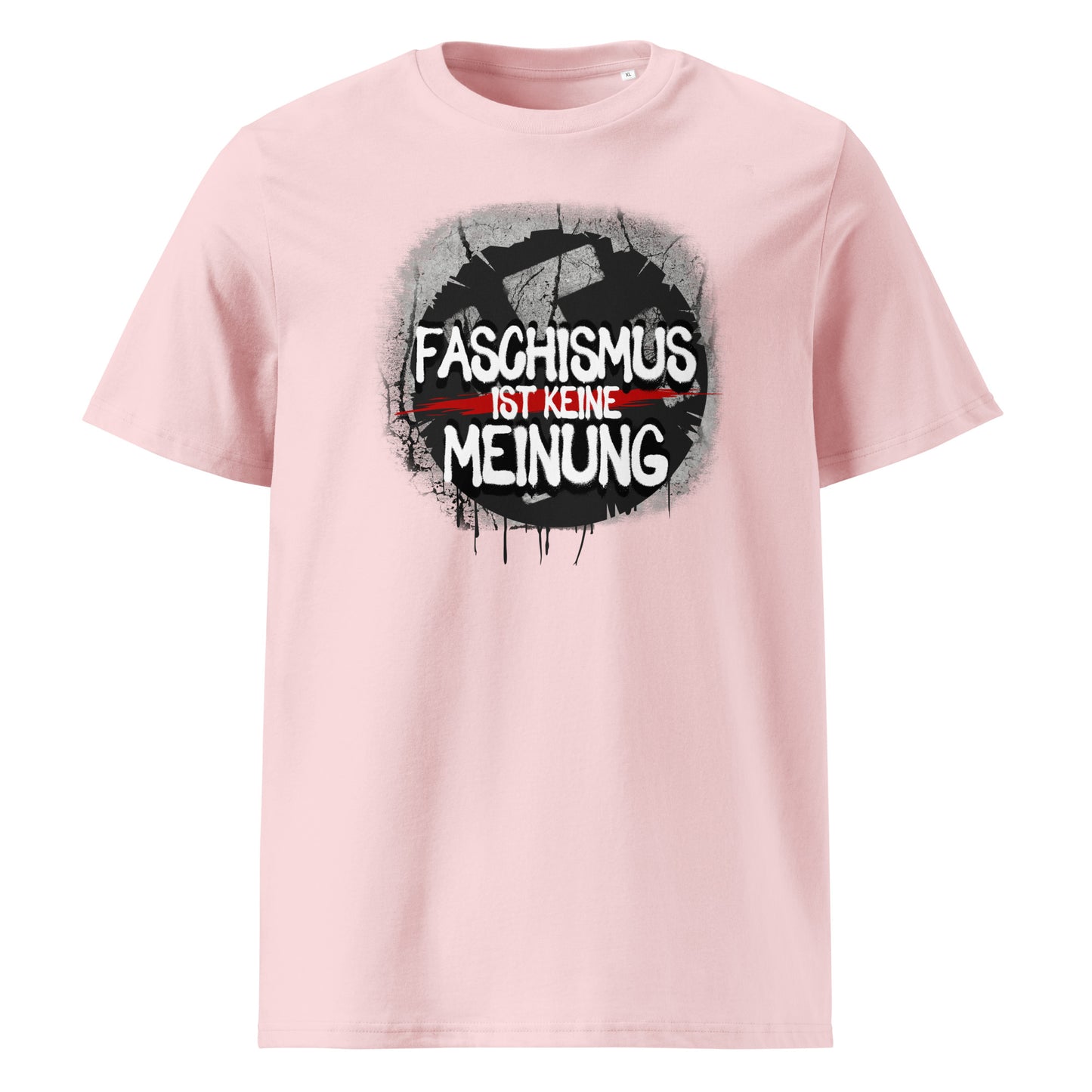 Faschismus ist keine Meinung - Premium T-Shirt von Protest Couture | Cotton Pink