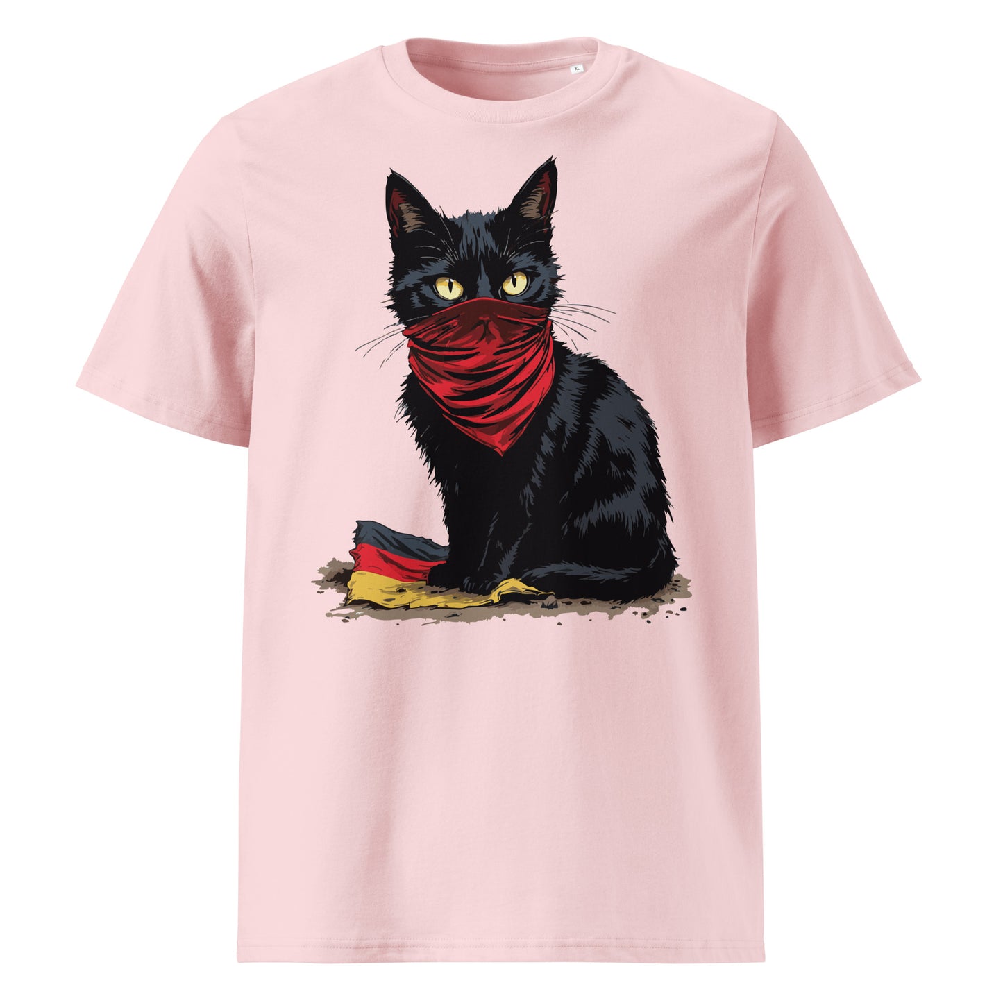 Black Cat - Premium T-Shirt von Protest Couture | Cotton Pink