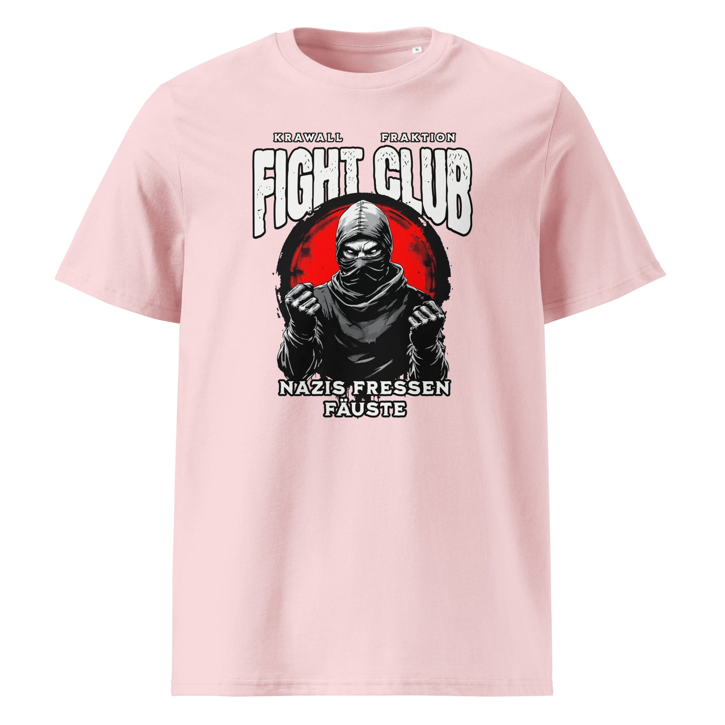 Nazis fressen Fäuste - Premium T-Shirt von Protest Couture | Cotton Pink
