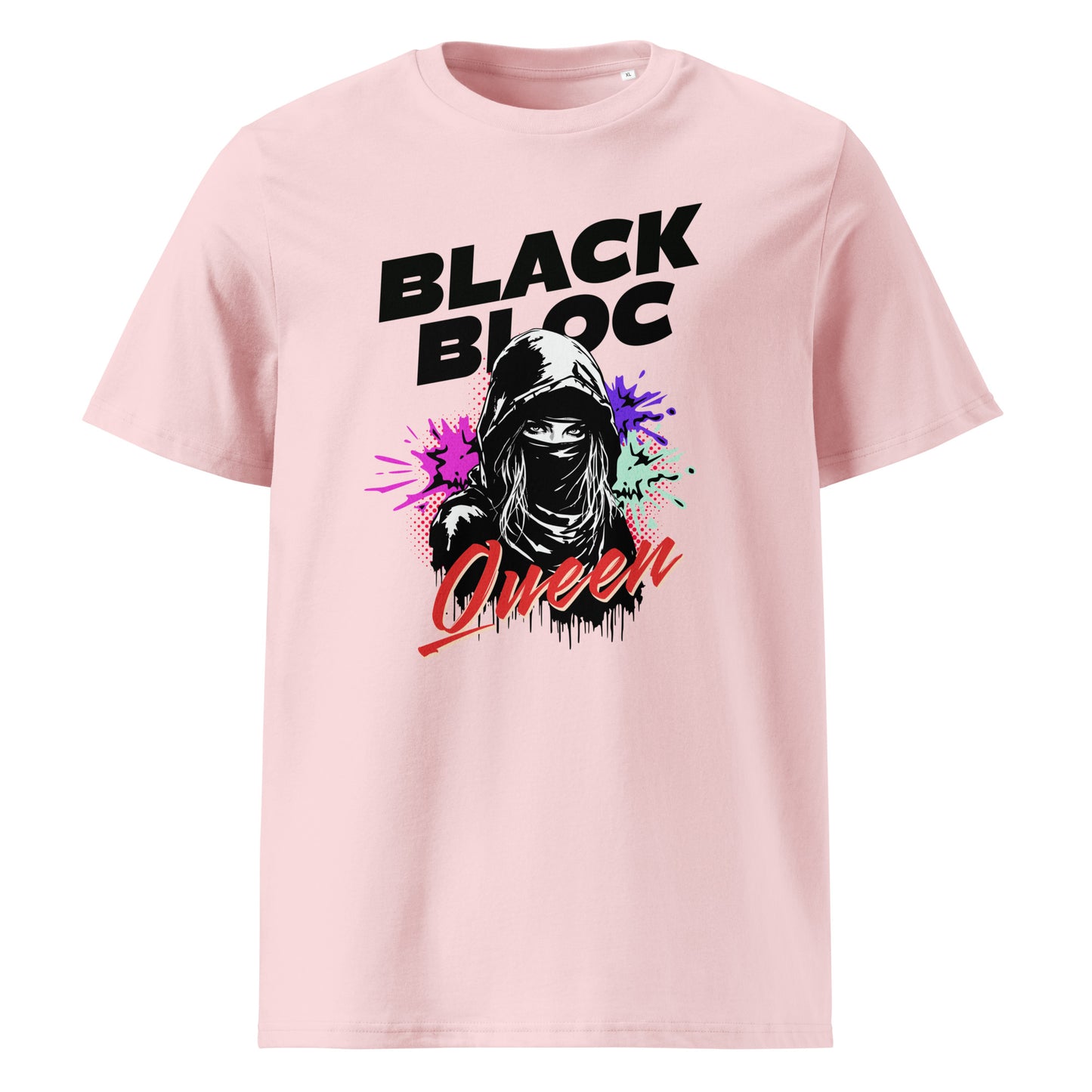 Black Bloc Queen - Premium T-Shirt von Protest Couture | Cotton Pink