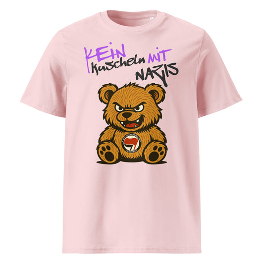 Kein Kuscheln mit Nazis - Premium T-Shirt von Protest Couture | Cotton Pink