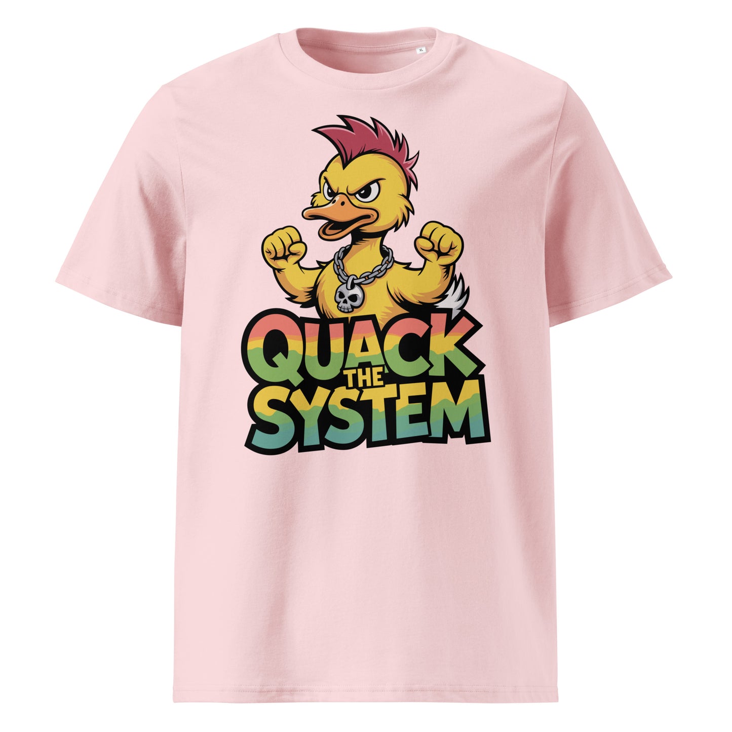 Quack the System - Premium T-Shirt von Protest Couture | Cotton Pink
