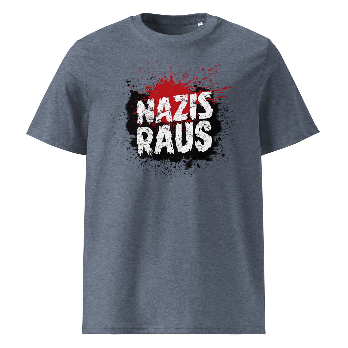Nazis Raus - Premium T-Shirt von Protest Couture | Dark Heather Blue