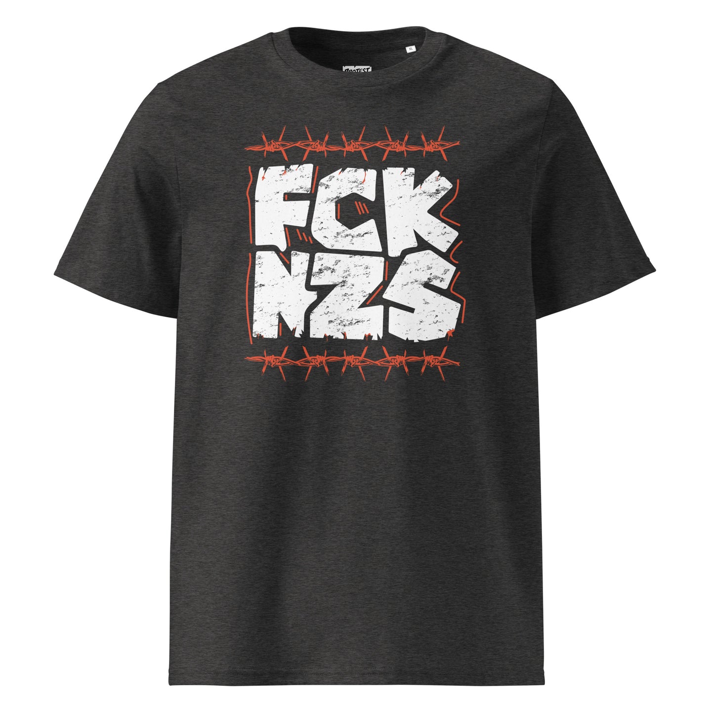 FCKNZS - Premium T-Shirt von Protest Couture | Dark Heather Grey