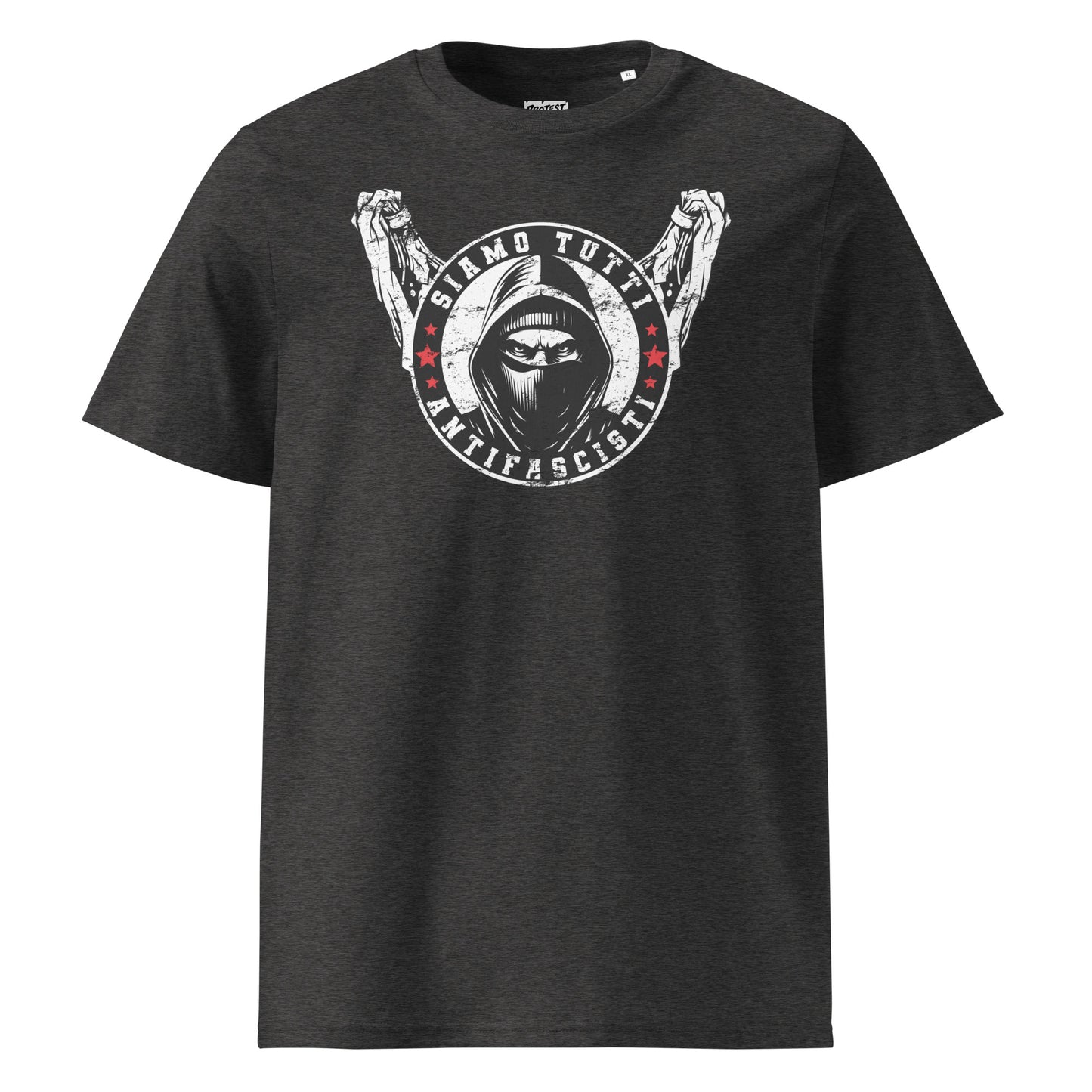 Siamo tutti Antifascisti - Premium T-Shirt von Protest Couture | Dark Heather Grey