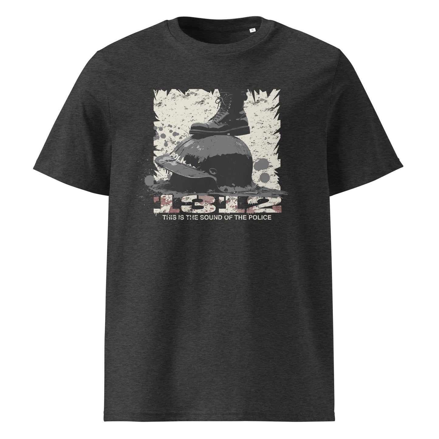 1312 - Premium T-Shirt von Protest Couture | Dark Heather Grey