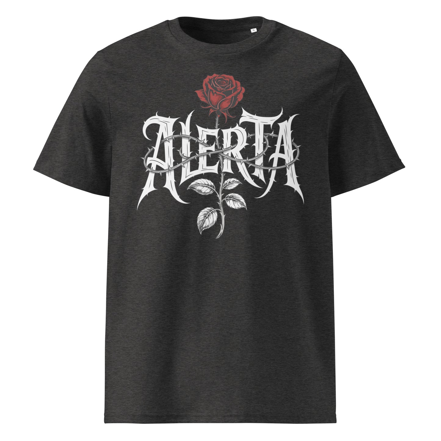 Alerta Rose - Premium T-Shirt von Protest Couture | Dark Heather Grey
