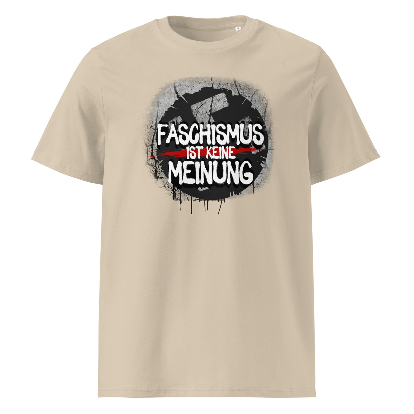 Faschismus ist keine Meinung - Premium T-Shirt von Protest Couture | Desert Dust