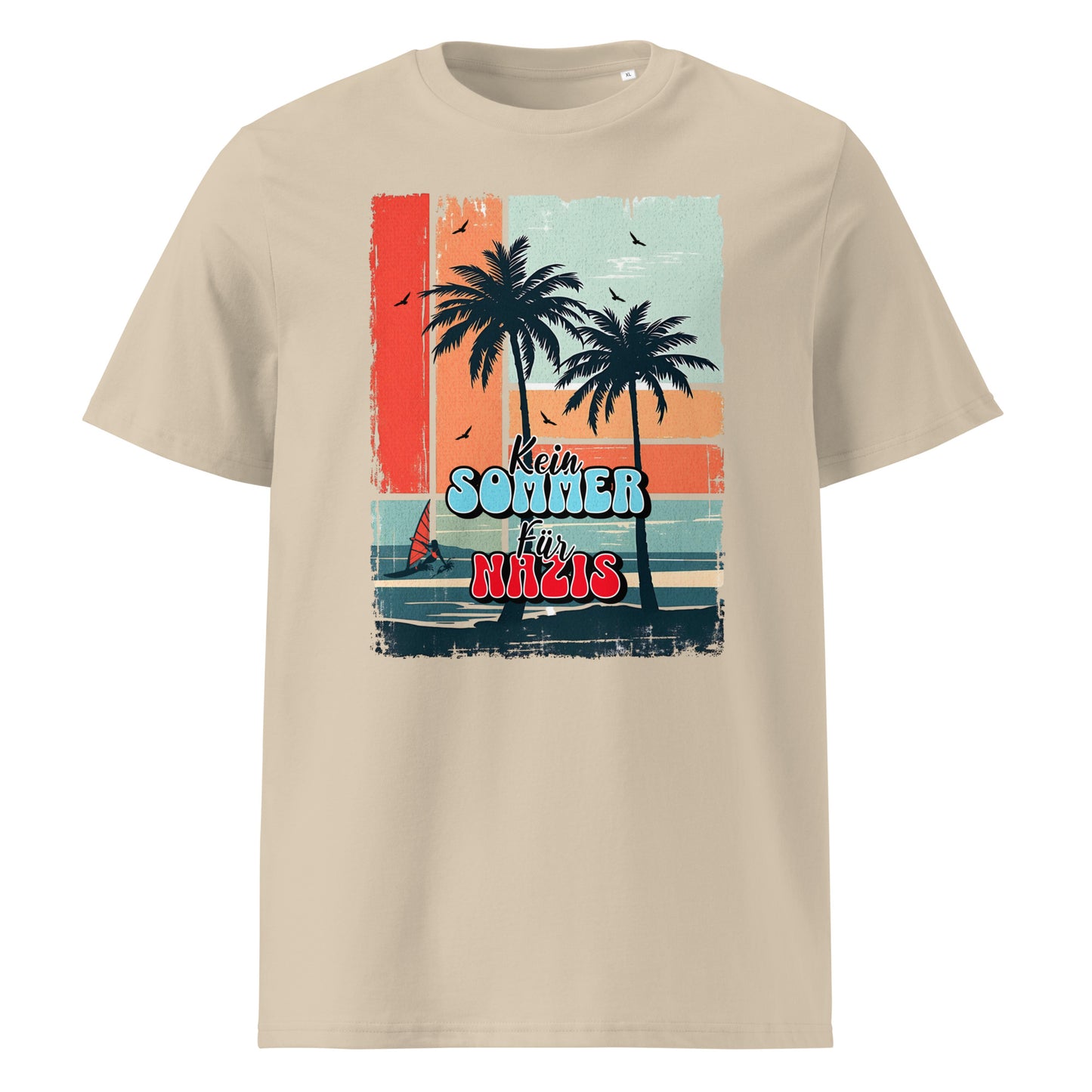 Kein Sommer für Nazis - Premium T-Shirt von Protest Couture | Desert Dust